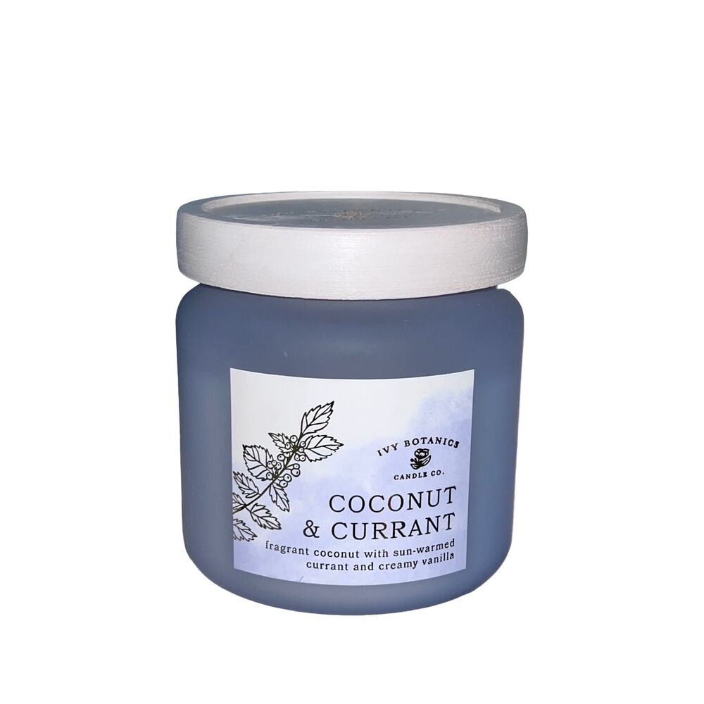 NEW! Ivy Botanics Coconut & Currant Scented Candle 11.8 oz - Picture 3 of 5